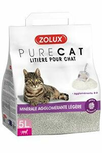 PURECAT premium light clumping litter 5l Zolux