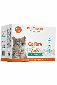 Calibra Cat Life Pocket Sterilised Multipack 12x85g
