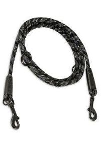 Hurtta Training Rope Leash Black 250cm/6mm