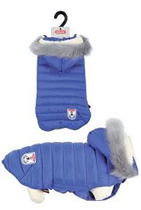 Prešívaná bunda pre psov URBAN modrá 25cm Zolux