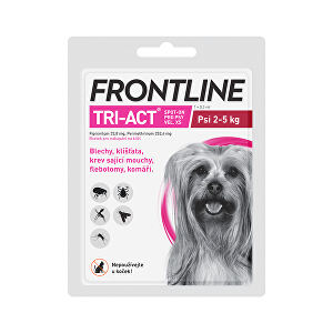 Frontline Tri-act Spot-on XS (do 2-5 kg) 1 pipeta