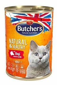 Butcher's Cat Natur.&Healthy s hovädzím mäsom 400g