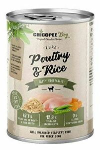 Chicopee Dog Cons. Pure Poultry&Rice 400g