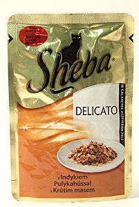 Sheba pocket Delicato morčacie mäso v želé 85g
