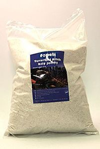 Terárium biely jemný piesok 0,5-1 mm 3kg Fopeli