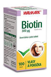 Biotín Walmark 300mcg 100tbl