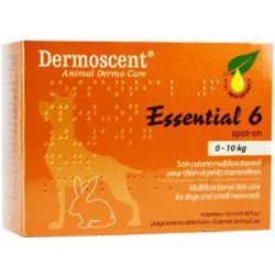 Dermoscent Essential 6 spot-on pre psov 4x0,6ml do 10kg