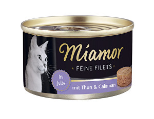 Miamor Cat Filet konzervovaný tuniak+kalamáre100g