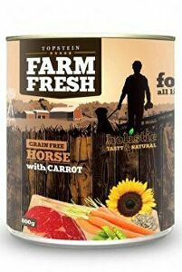 Farm Fresh Dog Horse s mrkvou v konzerve 800g