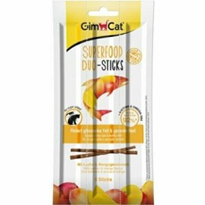 Gimcat Superfood Duo-paličky losos a mango 3ks